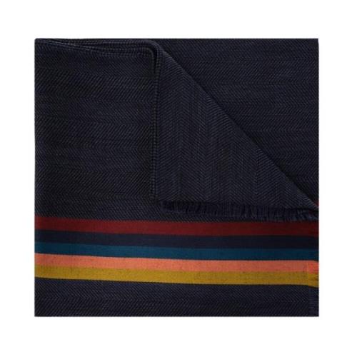 Visgraat sjaal Paul Smith , Black , Heren