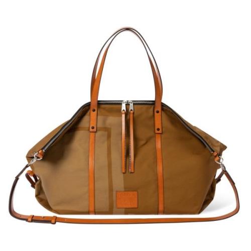 Bruine Canvas Holdall Tas Paul Smith , Brown , Dames