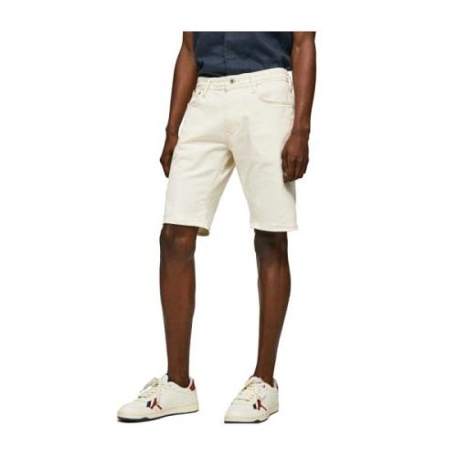 Casual Shorts Pepe Jeans , White , Heren