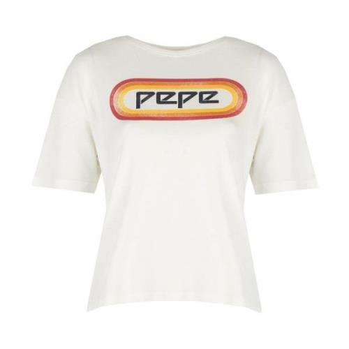 T-Shirts Pepe Jeans , Beige , Dames