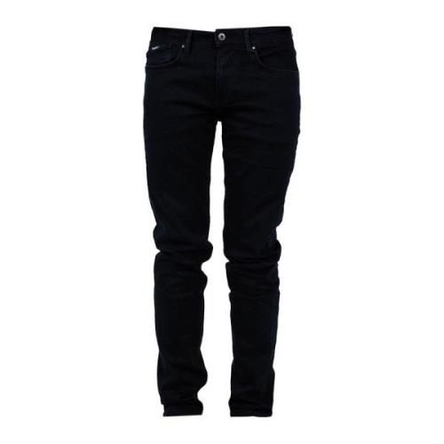 Mid Waist Slim-fit Denim Jeans Pepe Jeans , Black , Heren