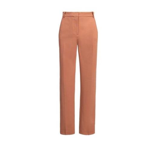 Bruine broek met rits Pinko , Brown , Dames