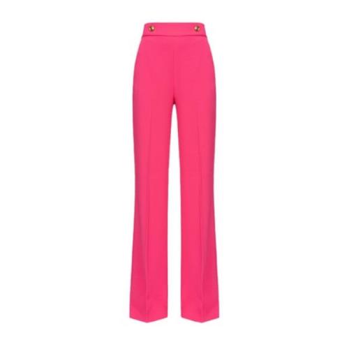 Straight Trousers Pinko , Pink , Dames