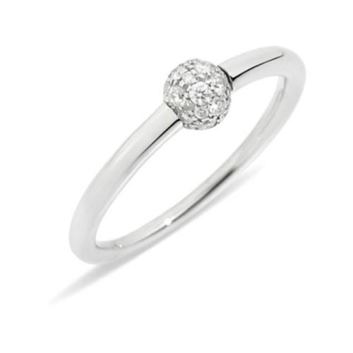 Elegante diamanten ring voor vrouwen Pomellato , Gray , Dames