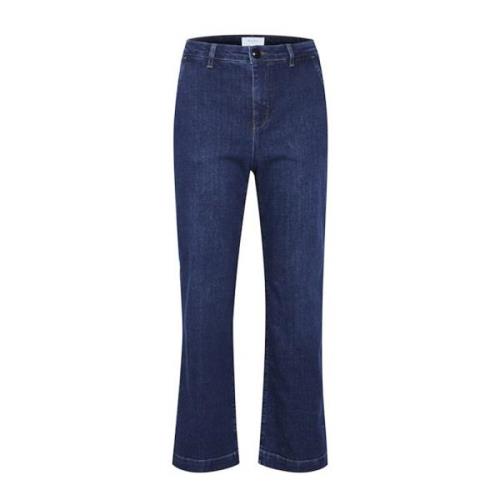 Flared Jeans Part Two , Blue , Dames