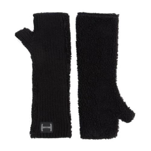 Dames Gebreide/Fleece Handschoenen Hogan , Black , Unisex