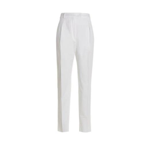 Suit Trousers Max Mara Studio , White , Dames