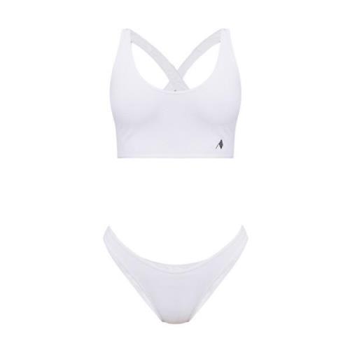 Tweedelig badpak The Attico , White , Dames