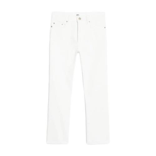Stijlvolle Cropped Jeans Ami Paris , White , Dames