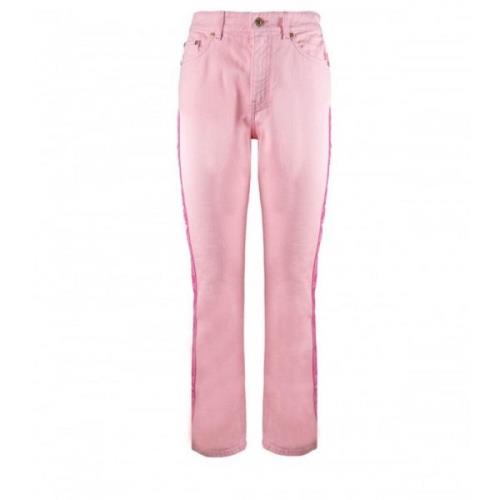 Cropped spijkerbroek Chiara Ferragni Collection , Pink , Dames
