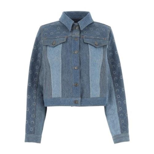 Stijlvolle Denim Jas voor Vrouwen Marine Serre , Blue , Dames