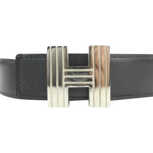 Tweedehands riem Hermès Vintage , Black , Heren