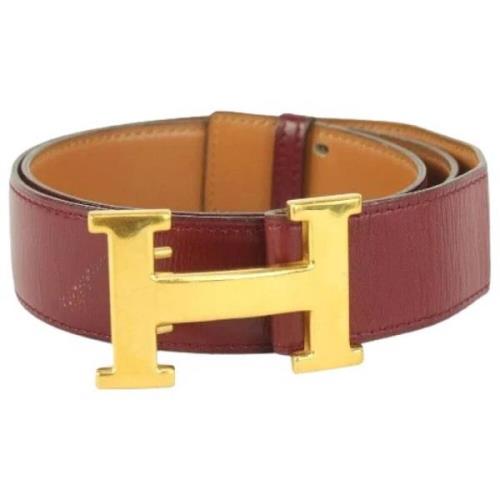 Tweedehands riem Hermès Vintage , Red , Dames