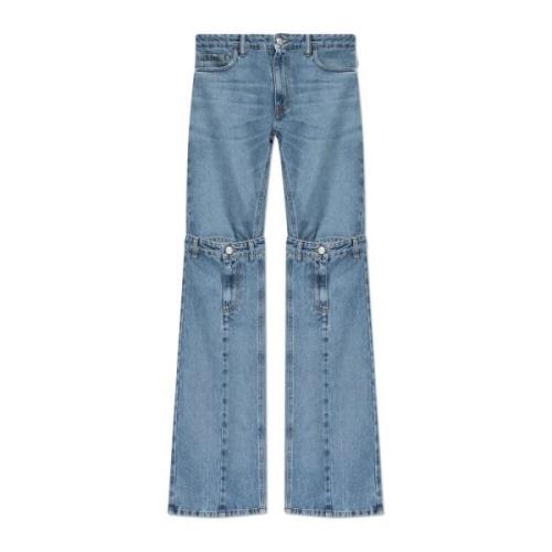 Jeans met uitsparingen Coperni , Blue , Dames