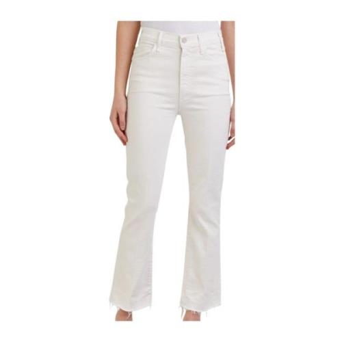 Tijdloze Flared Jeans Mother , White , Dames