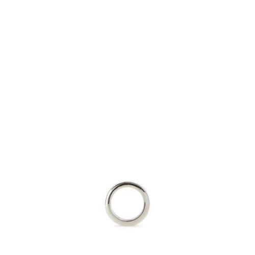 Elegante Zilveren Metalen Ring Maison Margiela , Gray , Dames