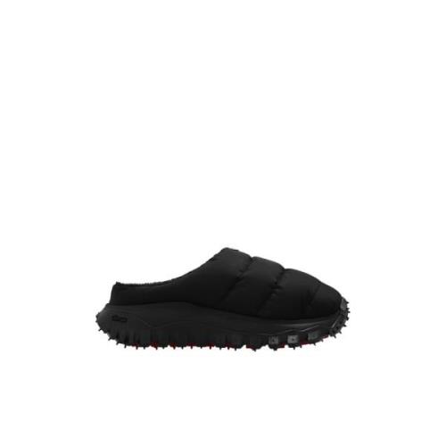 Gewatteerde Trailgrip Aprs Platform Slides Moncler , Black , Heren