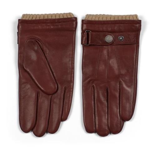 Premium Bruine Leren Handschoenen voor Heren Howard London , Brown , H...