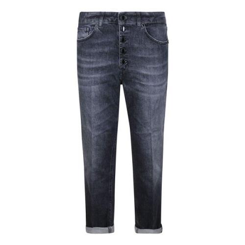Loszittende Jeans Dp268B.ds0215D Dondup , Black , Dames