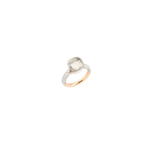 Klassieke ring met topaz en diamanten Pomellato , Gray , Dames