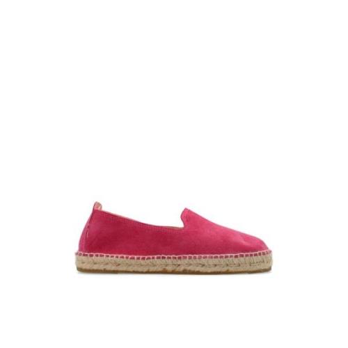 Suède espadrilles Manebí , Pink , Dames