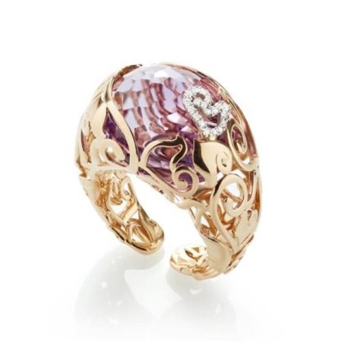 Rose Gouden Ring voor Vrouwen Chantecler , Yellow , Dames