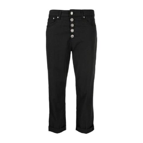 Zwarte Jeans met Koons Gioiello Dondup , Black , Dames