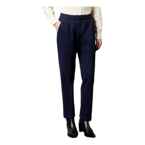 Boga Loszittende Broek Massimo Alba , Blue , Dames