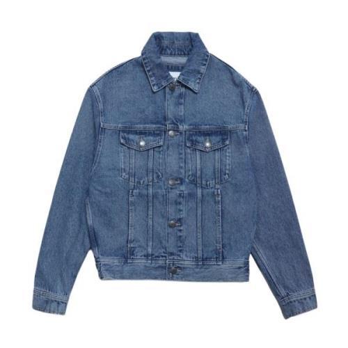 Denim Jackets Ami Paris , Blue , Heren