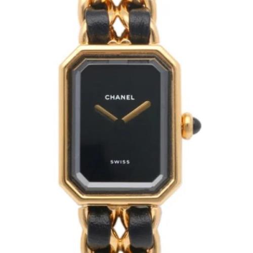 Tweedehands Gouden Metalen Chanel Horloge Chanel Vintage , Yellow , Da...