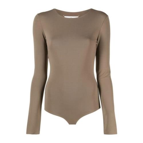 Stijlvolle Bodysuit voor vrouwen Maison Margiela , Brown , Dames