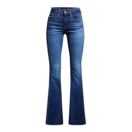 Skinny Flare Jeans in Bright Blue Veronica Beard , Blue , Dames