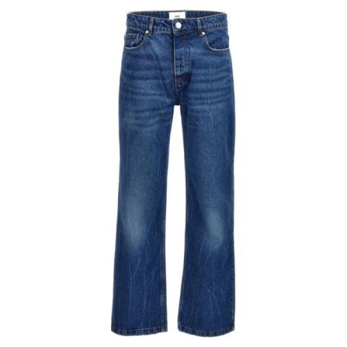 Flared Jeans voor Vrouwen Ami Paris , Blue , Dames