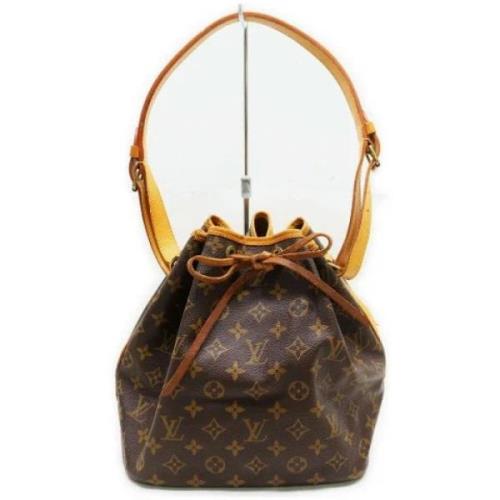 Tweedehands Monogram Petit Noe Tas Louis Vuitton Vintage , Brown , Dam...