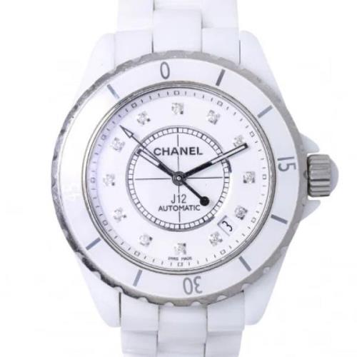 Keramisch Automatisch Metaalhorloge Chanel Vintage , White , Unisex