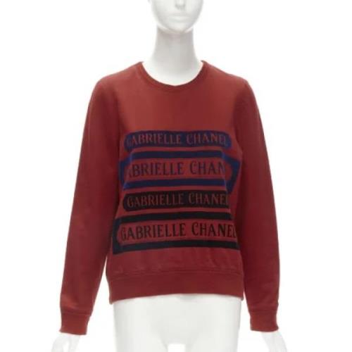Pre-owned Cotton tops Chanel Vintage , Red , Dames