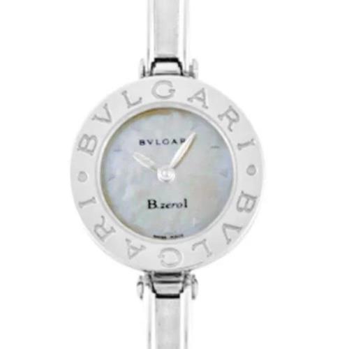 Pre-owned Stainless Steel watches Bvlgari Vintage , White , Dames