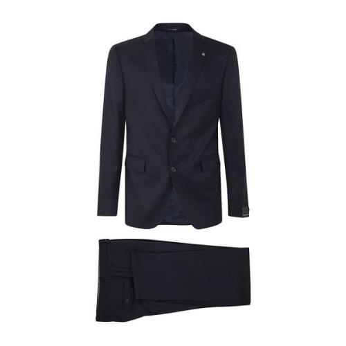 Single Breasted Suits Tagliatore , Blue , Heren