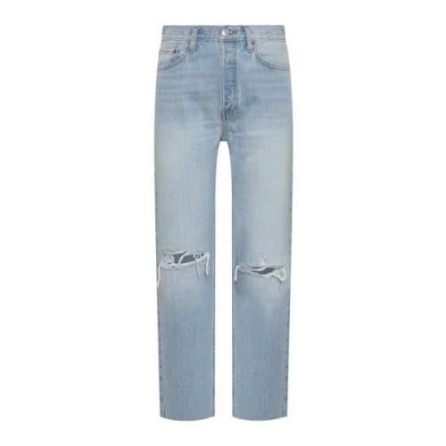 Brede jeans Re/Done , Blue , Dames