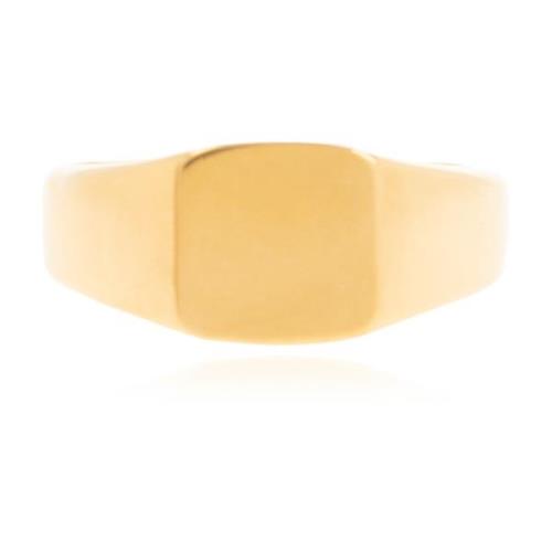 Twee-vinger zegelring Balenciaga , Yellow , Dames