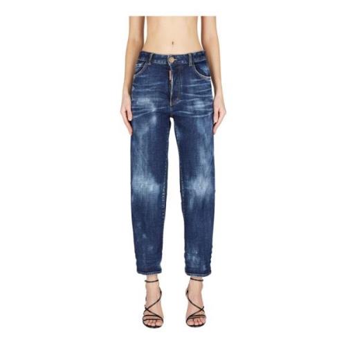 Designer Broeken Dsquared2 , Blue , Dames