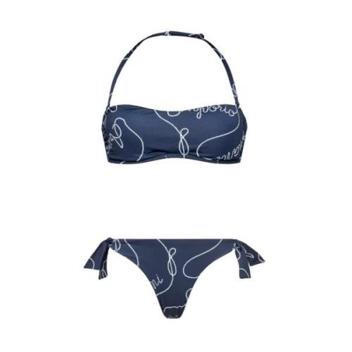 Stijlvolle Bikini voor Strand- en Zwemavonturen Emporio Armani , Blue ...