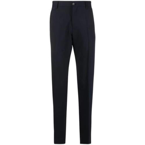 H-Genius gemengde wollen broek Hugo Boss , Blue , Heren