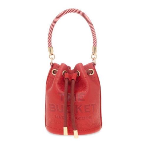 Rode Bucket Micro Schoudertas Marc Jacobs , Red , Dames