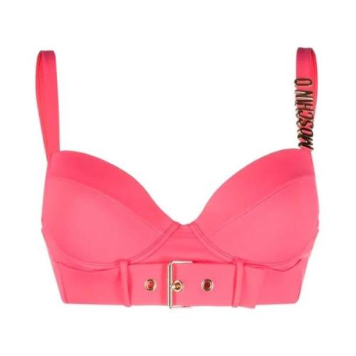 Koraal Bikini Top - Stijl A5782 9503 215 Moschino , Pink , Dames
