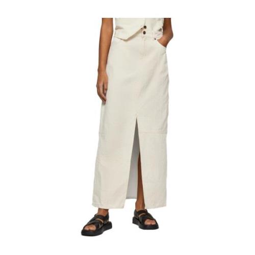 Maxi Skirts Pepe Jeans , White , Dames