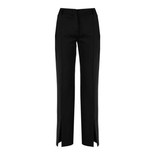 Slim Fit Ritsbroek Pinko , Black , Dames