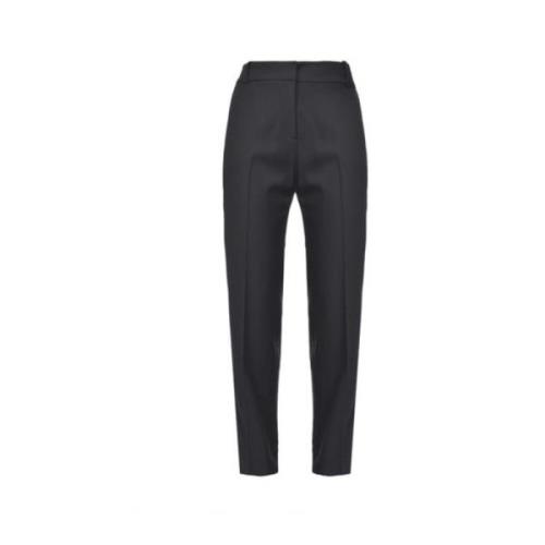 Technische Wollen Broek Pinko , Black , Dames