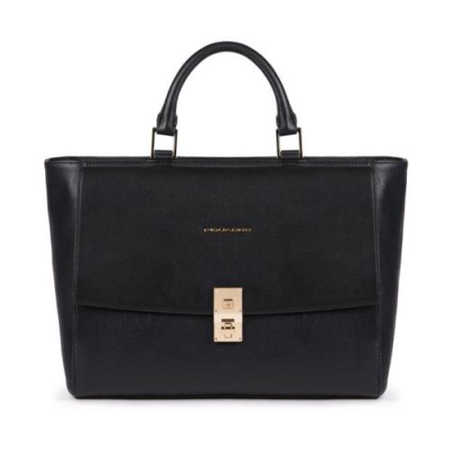 Handbags Piquadro , Black , Dames