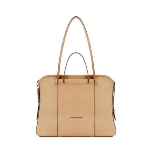 Handbags Piquadro , Brown , Dames